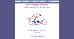 Desktop Screenshot of annsmobilegrooming.com